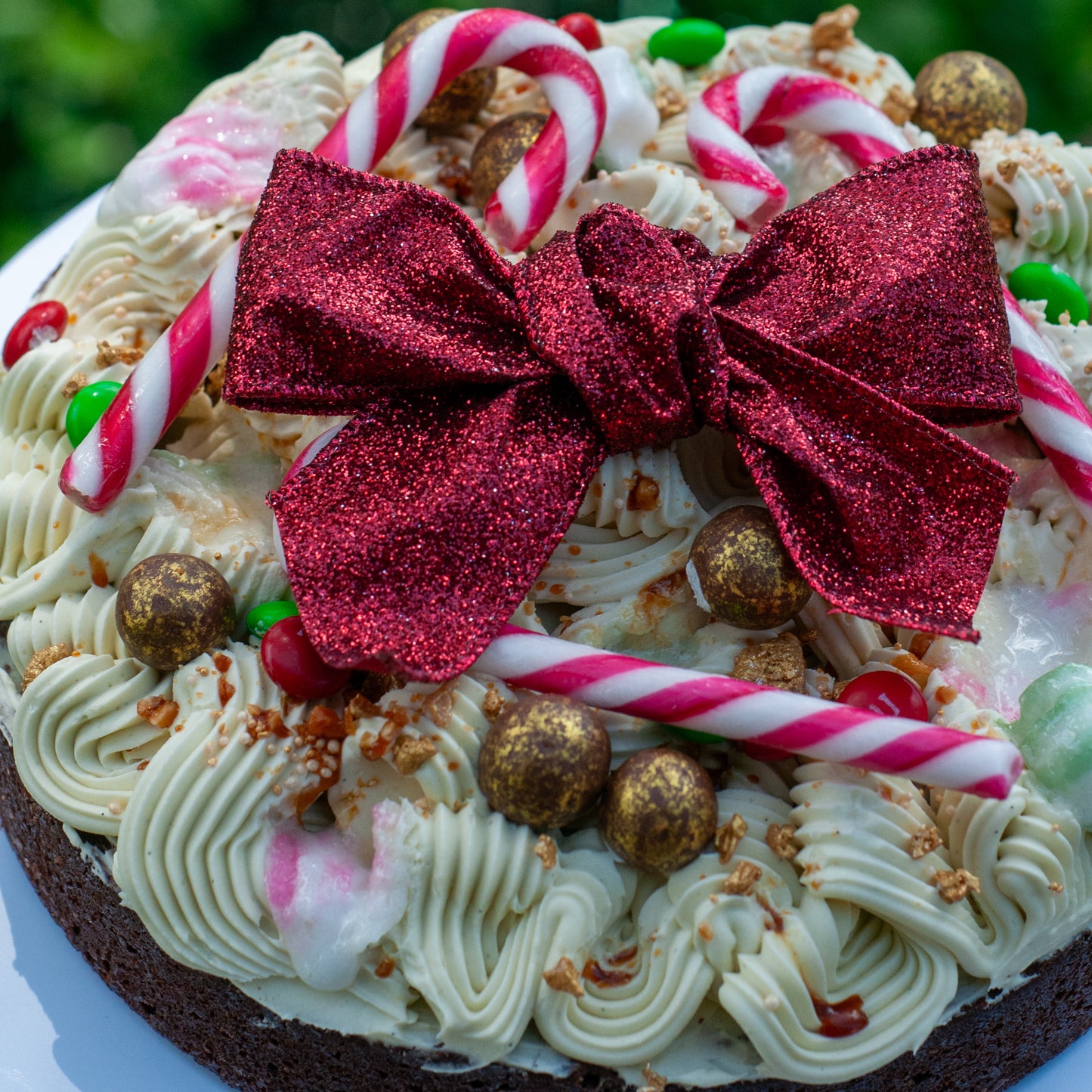 Festive Christmas Brownie