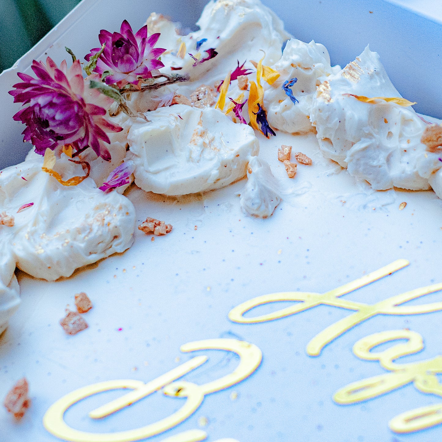 Elegant White Sheet Cake
