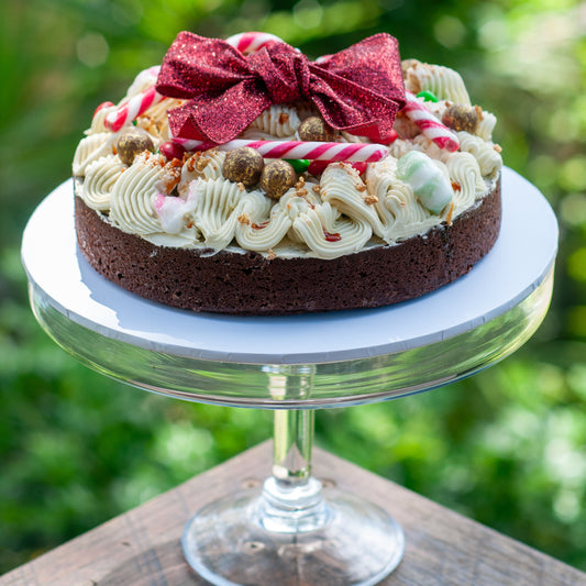 Festive Christmas Brownie