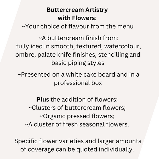 Buttercream Artistry with Flowers