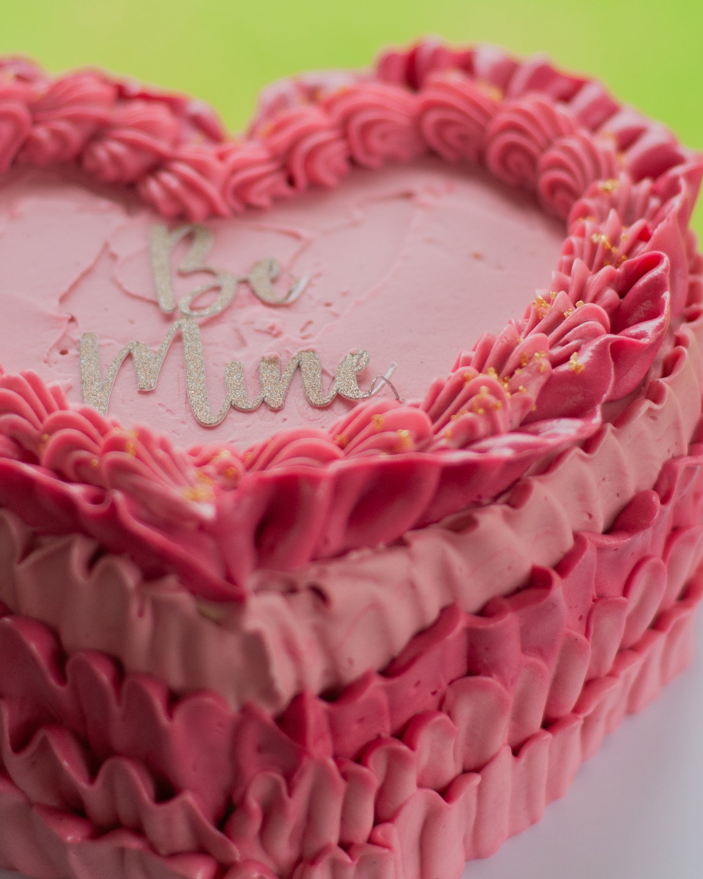 Valentine's Day Love Heart Cake