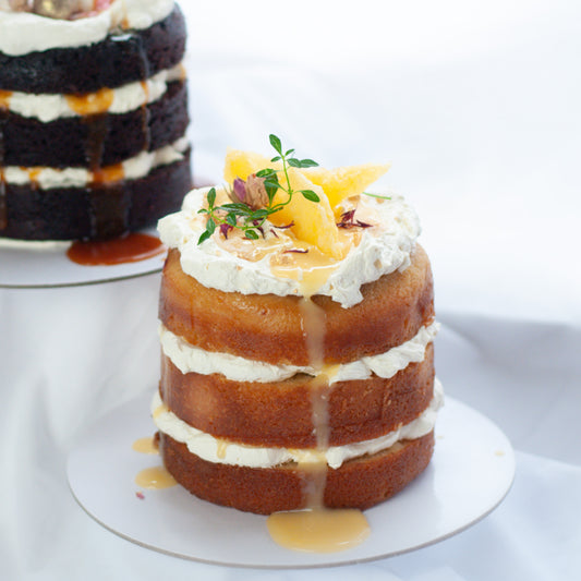 Open Layer Lemon Curd Cake